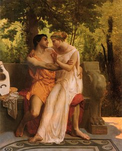 L'Idylle, by William Bouguereau [1850] (Public Domain Image)