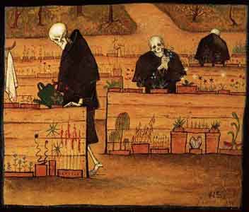 The Garden of Death, by Hugo Simberg [1896] (Public Domain Image)