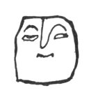 FIG. 23-- The lord of the katun<BR>(Chumayel MS.).<BR>The face is darkened or blurred.