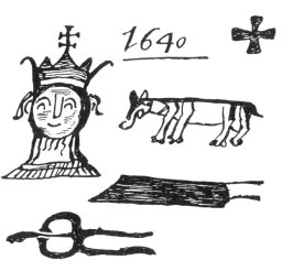 FIG. 36--The lord of the katun. (Chumayel MS.)