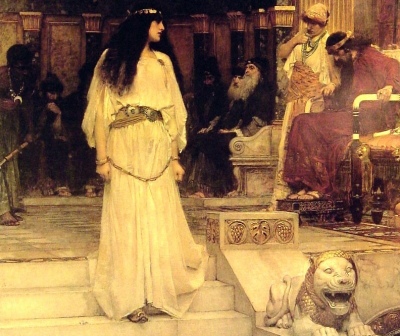 Mariamne, by John William Waterhouse [1887] (Public Domain Image)