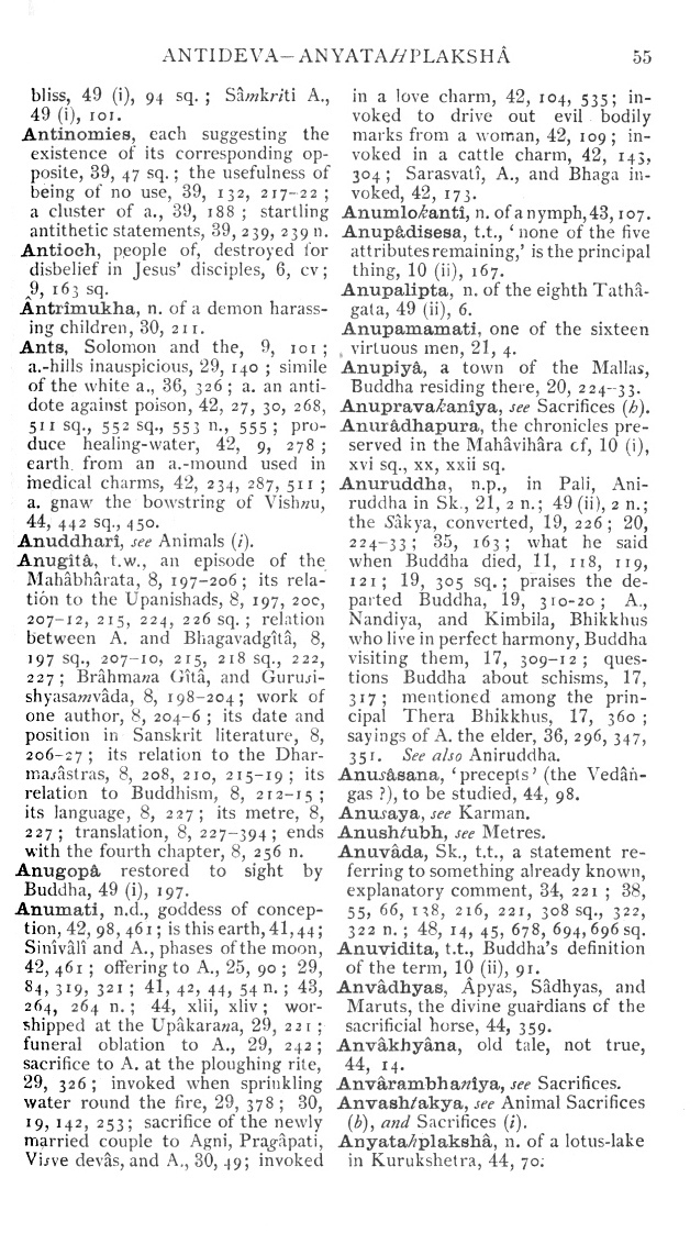 Page 55. Antideva—Anyatahplakshâ