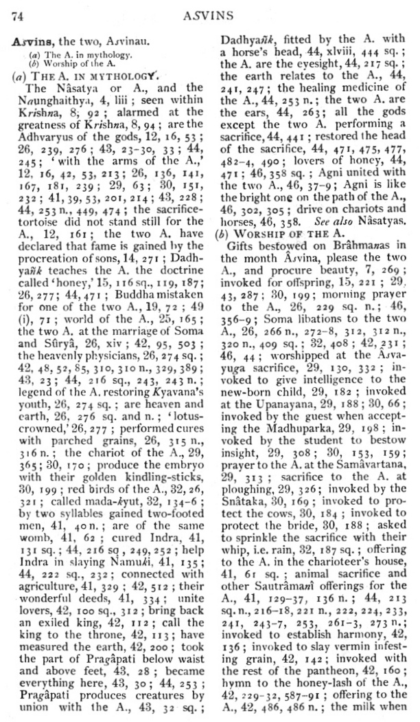 Page 74. Asvins