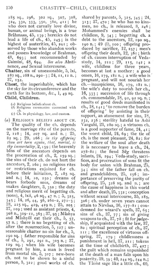 Page 150. Chastity—Child, Children