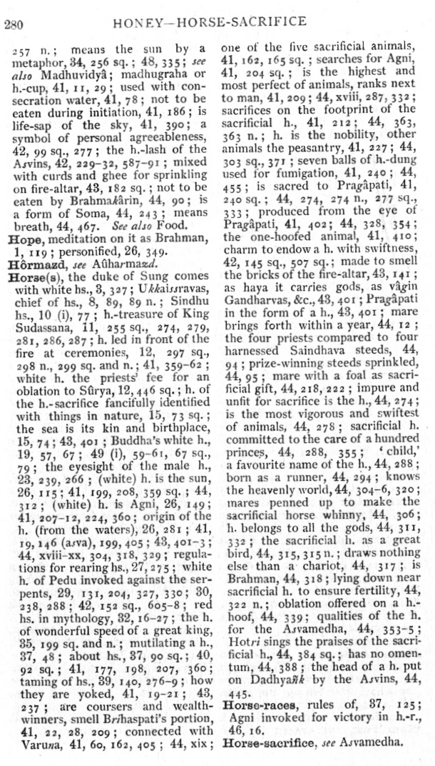 Page 280. Honey—Horse-sacrifice