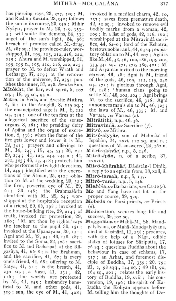 Page 377. Mithra—Moggalâna