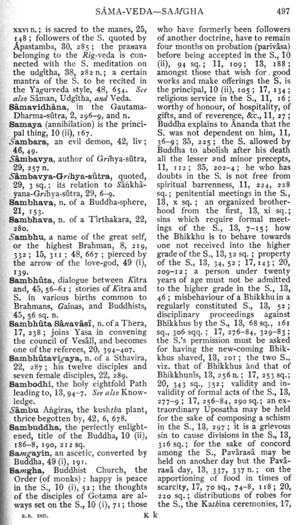 Page 497. Sâma-veda—Samgha