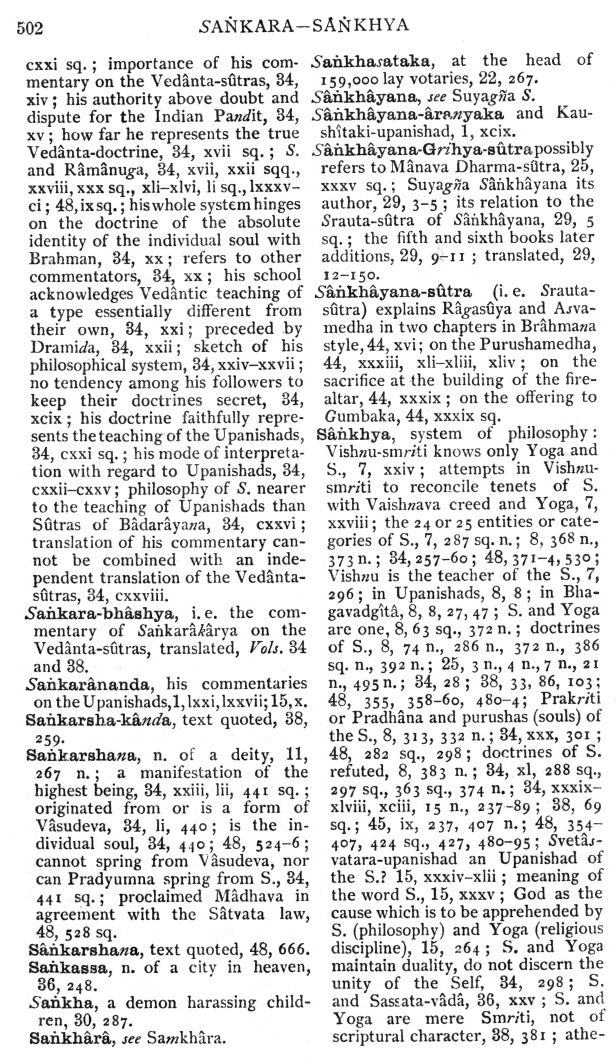 Page 502. Saṅkara—Sâṅkhya