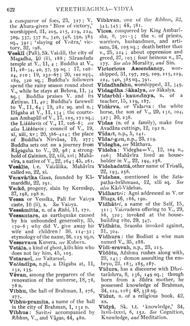 Page 622. Verethraghna—Vidyâ